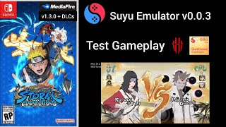 Suyu emulator Gameplay Naruto x boruto Storm Connections v1.3.0+Dlcs Test Red Magic 6 Pro SD888