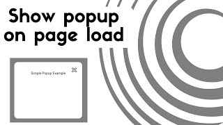 Show popup on Page Load