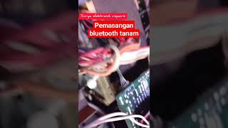 pemasangan bluetooth tanam #bluetooth #bluetoothspeaker #modulebluetooth#diy #audio #elektronik