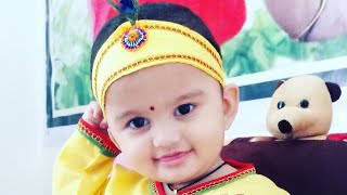 Baby Krishna || One Year Old Krishna || Baby Rhythm || Wo kisna hai