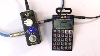 Pocket Operator PO-20 Arcade jam with Mooer Modverb Guitar Pedal