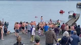 Polar Bear Swim—January 1, 2024- Crofton, Vancouver Island, BC