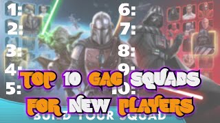 SWGOH: New Player Experience GAC top 10