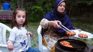 How To Make Flower Donut At Home | Mountain Cooking |