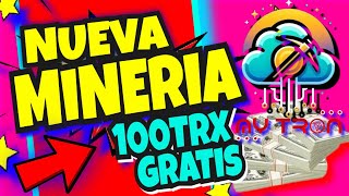 100TRX GRATIS✅MINAR CRIPTOMONEDAS GRATIS✅NUEVA MINERIA