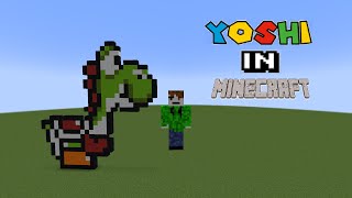 HOW TO MAKE YOSHI IN MINECRAFT (Tutorial)