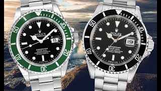 WHAT'S THE DIFFFERENCE?: Rolex Submariner 16610LV "Kermit" vs. 16610