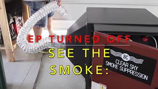 CLEAR SKY SMOKE SUPPRESSION   SMOKE TEST!   HD 720p