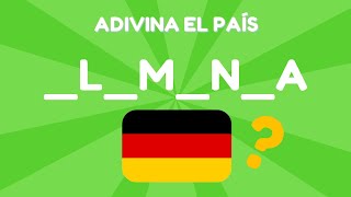 Adivina el país con pocas letras 😎🌎| Reto de 51 países| Trivia países 🚩🌎