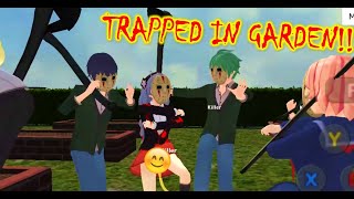 TRAPPED STUDENTS IN GARDEN WITH JASON CHANS?!?! | School Girls Simulator