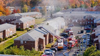 Two Alarm Gas Fed Structure Fire Ocean Township, New Jersey 10/26/24