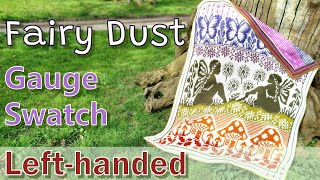 Fairy Dust - Gauge Swatch (left-handed)