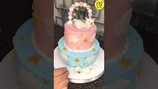 Baby shower Theme cake | cake decorating