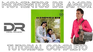 Momentos de amor - Rafaél Orozco (Tutorial completo) - Diego Romero Acordeón