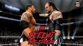 Defeat the Streak Mode (Epic Rematch) Batista vs The Undertaker | WWE 2K14 Gameplay