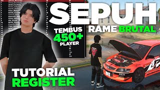 SERVER SAMP SEPUH RAME BANGET PLAYERNYA !! TUTORIAL REGISTER DI GTA SAMP