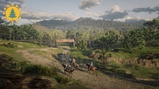 RED DEAD REDEMPTION 2 Ambience & Ambient Music | Hennigan's Stead | New Austin | Day/Night Cycles