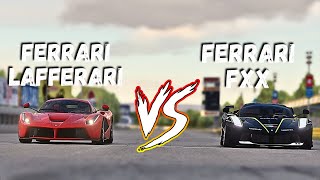 🔥🤯😱FXX vs Laferrari ! DRAG race #assettocorsa #gaming #gameplay #dragrace #ferrari #carracing