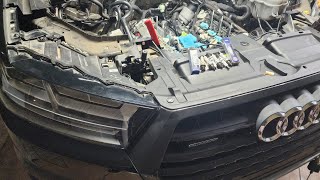 2017 2018 2019 AUDI Q7 SPARK PLUGS CHANGE PART 1 (DRIVER SIDE)