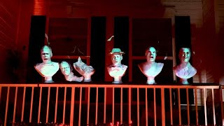 The Singing Busts | A Haunted Mansion Halloween Decoration