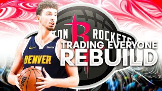 TRADING EVERY PLAYER ROCKETS REBUILD! NBA 2K24