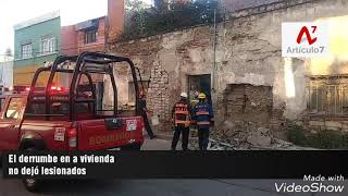 Se derrumba vivienda