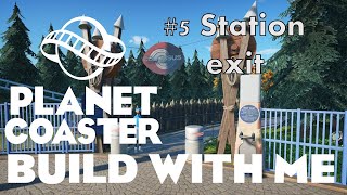 PLANET COASTER - BUILD WITH ME #5 - FINISHING THE COASTER STATION