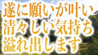 「遂に願いが叶い清々しい気持ちになります」という素敵なメッセージと共に降ろされたヒーリング周波数です(a0292)