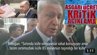 Asgari Ücret ile ilgili Tayyip Erdoğan Konuştu Memur emeklileri SSK ve Bağkur Emekli Maaşları