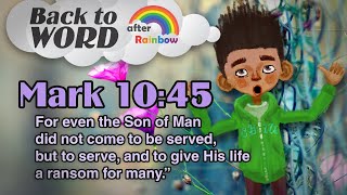 Mark 10:45 ★ Bible Verse | Memory Verse for Kids