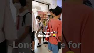 long queue #shortsvideo #hongkong #eggs