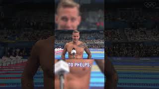 Is Caeleb Dressel the next Michael Phelps? #shorts #MichaelPhelps #CaelebDressel #paris2024 #TeamUSA