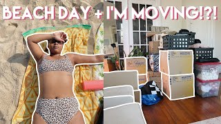 Days in my life | im moving!?!, pack with me + beach day with my bf