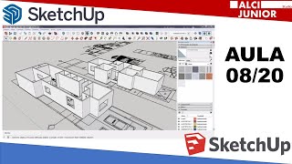 Curso Completo de SketchUp - Aula 08/20 | Alci Junior Studio