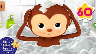 Bath Song | Nursery Rhymes and Kids Songs | Little Baby Bum | Animal for Kids