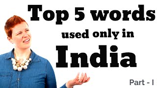 Top 5 Words used only in India l You will be surprised to know the meaning l Part I l vyasa