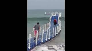 Insane Floating Bridge #shorts #youtubeshorts #shortsvideo