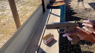 First shots out the p80 glock17 & we broke the AR pistol !