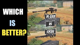 *NEW* Codm DL Q33 Vs Locus | A Comparison By CODM | Which one is better?