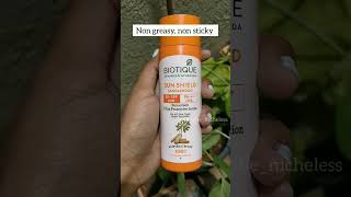 Biotique sunscreen #biotique #sunscreen #biotiquesunscreen