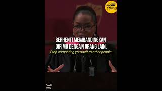 Berhenti Membandingkan Dirimu Dengan Orang Lain | Motivasi Oprah Winfrey Subtitle Indonesia #short