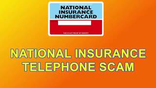 SCAM ALERT: National Insurance Scam