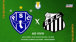 PAYSANDU X SANTOS FC - SERIE B - AO VIVO