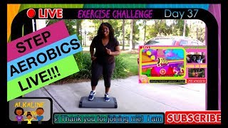 🔴 LIVE: Workout - Exercise Challenge Day #37 | Kickboxing & Step Aerobic Workout | Fat to Fit