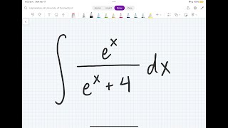 Integral of e^x/(e^x+4)dx