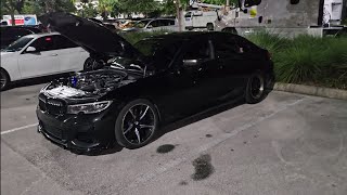 Built BMW M340i PT6870 Turbo E85 vs Pritty Performance C7 Corvette Z06 E85 & Nitrous