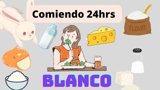 Comiendo 24 horas blanco 😱