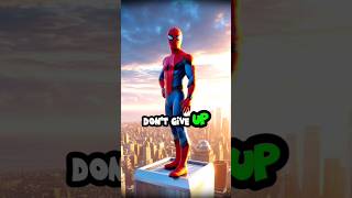 Don't give up #youtube #spiderman #marvel #motivation #youtubeshorts #youtuber #fyp