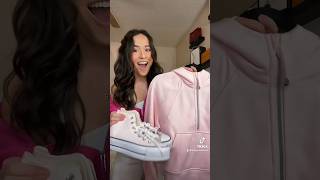 Strawberry Milkshake Converse!!💖🍓🛍️ #strawberrymilkshake #lululemon #lulu #scuba #pink #haul