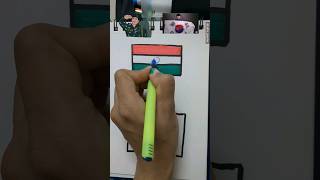 Indian flag 🇮🇳 || South Korean flag 🇰🇷 || Independence day drawing #art #viral #reels #shorts